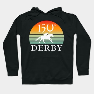 150th Kentucky Derby May 4 2024 - Retro Horse Racing Hoodie